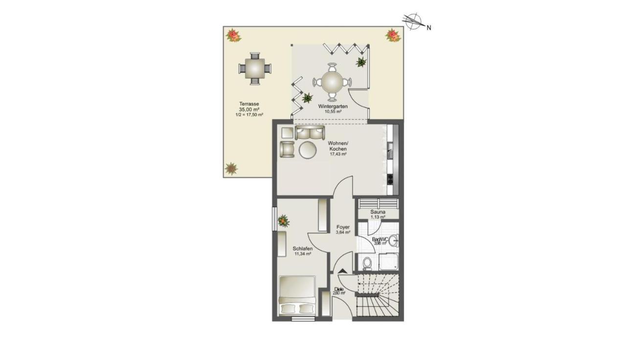 Ferienhaus Rotdorn Wiek auf Rügen Zewnętrze zdjęcie